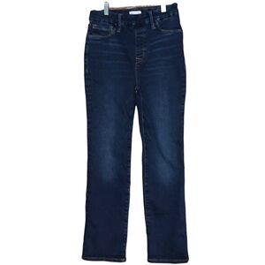 Good American Classic Straight Stretch Jeans Dark Wash Sz 3